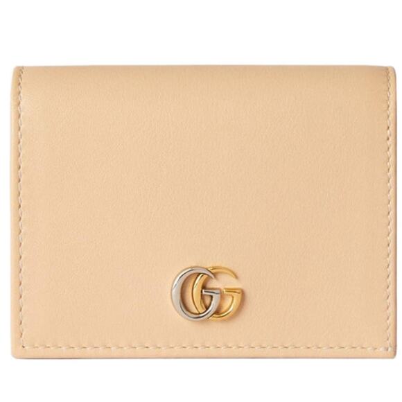 Gucci GG Marmont Card Case Wallet 'Light Beige NWB - Picture 1 of 6